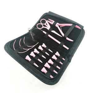 Kit Profesional de Extensiones de Cabello Rosa para Salón y Uso Personal, Juego Completo de Herramientas para Extensiones de Cabello para una Aplicación Fácil - Product Image 4