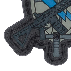 Patch en caoutchouc PVC imprimé sur mesure, matériau souple et flexible avec logo personnalisé, gaufrage 3D et construction durable pour équipe - Product Image 4