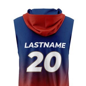 Camiseta de Fútbol 7v7 para Niños con Emblema de Halcón, Sin Mangas, con Capucha, Impresión Sublimada en Degradado, Nombre del Equipo Personalizado, Número del Jugador, Ropa para Adolescentes - Product Image 4