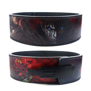 Ceinture de musculation en cuir de vachette personnalisée avec logo 2026 pour la compétition – Ceinture de powerlifting en cuir de vachette de qualité professionnelle - Product Image 4