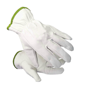 Best Quality Cowhide Grain Leather <b>Driver</b> Working <b>Gloves</b> With Custom Logo Wholesale Construction Work Driving Safety <b>Gloves</b> - Product Image 3