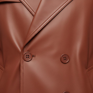Manteau trench décontracté pour homme, long, imperméable et coupe-vent, avec col à revers classique et ceinture, idéal pour le quotidien et le bureau - Product Image 6