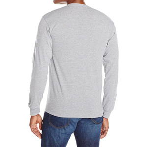 <b>Men</b>’s Trendy <b>Long</b> <b>Sleeve</b> Performance <b>T</b>-<b>Shirt</b> – Lightweight Breathable Athletic Casual Tee with Custom Logo Print - Product Image 4