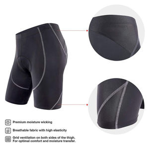 New Arrival Summer Custom Slim Fit Gym Mens 100% Cotton Solid Knitted Biker Shorts | Custom Logo Printing Waist Zipper Fly <b>Knee</b> - Product Image 2