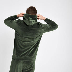 Sudadera con capucha de forro polar de alta calidad y peso pesado de 300 g, con doble cremallera, sin cordón, venta al por mayor, corte regular, bordada, 100% para hombre, ideal para invierno. - Product Image 4