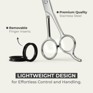 Ciseaux de coiffure professionnels Harbor Industry, manche ergonomique, acier inoxydable de qualité supérieure, 6,5 pouces - Product Image 3
