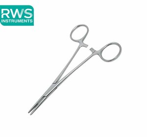 Pinzas Hemostáticas Rectas de Acero Inoxidable RWS Instruments, Tipo Leriche, Tamaño Personalizado, Certificación CE, Instrumento Quirúrgico - Product Image 1