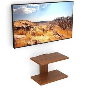 Mueble de TV Minimalista Stellar Plus con Soporte para Decodificador, Acabado Wenge (Hasta 32 Pulgadas) - Product Image 2