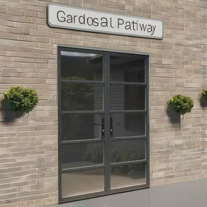 Thanh kính Tùy chọn Di Sản cửa nhôm phía trước cửa ra vào bên ngoài đơn/Pháp với sidelights & transom - Product Image 2