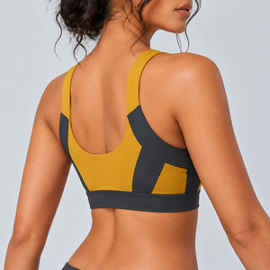 Soutien-gorge de sport simple pour femme - Respirant, antibactérien, pour le yoga et la course à pied, avec bretelles réglables - Product Image 2