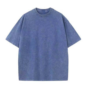 Camiseta Oversize Vintage de Algodón 100% de 260g con Hombros Caídos, Colores Personalizados, Largo Regular, Tejido Ligero de Bambú - Product Image 2