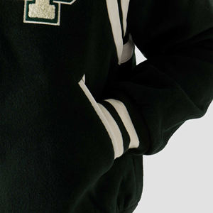 Chaqueta Varsity Personalizada con Logotipo para Hombre, Moda Urbana 2026, Mangas de Cuero, Chaqueta de Invierno - Product Image 6