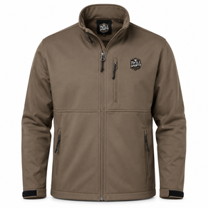 Veste d'hiver softshell personnalisée avec logo, imperméable, coupe-vent, capuche intégrée, de haute qualité, écologique - Product Image 1