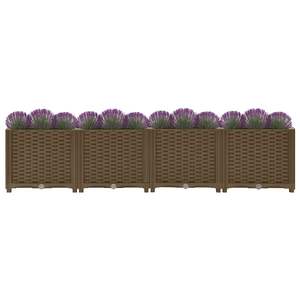 Pots et jardinières durables en polypropylène brun 63 x 15,7 x 15 po pour jardinière surélevée – Élégants et longue durée de vie - Product Image 3