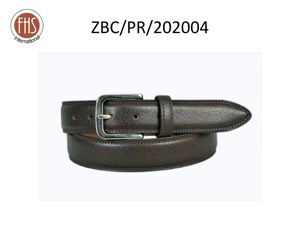 Cinturón de Cuero Reversible de Calidad para Hombre con Hebilla de Aleación de Zinc Trenzada y Acabado Cruzado, un Lado Negro y el Otro Marrón - Product Image 2