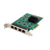 Vente en gros Intel I210 carte d'interface réseau 4 ports Ethernet prend en charge Win7 8 10 Linux disponibilité de stock interne