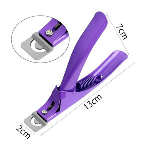 Cortauñas de acero inoxidable y acrílico en oferta, cortador de bordes de uñas con punta recta para uñas acrílicas, para dedos. - Product Image 3