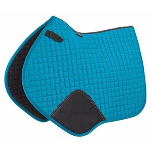 Tapis de selle d'équitation anglais matelassé noir de qualité supérieure avec garniture dorée, équipement équestre confortable, fournisseur OEM ODM personnalisé Pakistan - Product Image 6