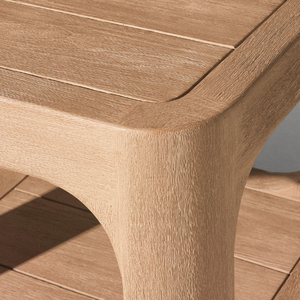 Mesa de Comedor Cuadrada de Madera Maciza para Exteriores, Diseño Moderno, para Hotel o Uso Interior/Exterior, en Oferta - Product Image 6