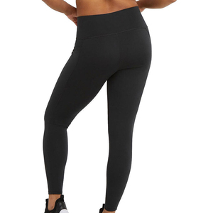 Custom Spandex/<b>Nylon</b> Anti-Bacterial Breathable High Waist Ankle-Length <b>Leggings</b> for All Seasons - Product Image 2