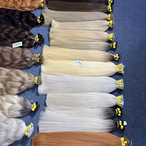 Extensiones de Cabello Humano Vietnamita de Alta Calidad, 100g, Múltiples Colores, 60cm de Largo, Súper Dobles, en Paquetes - Product Image 1