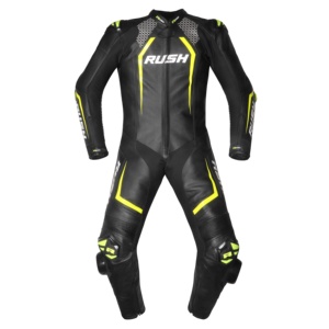Rushmoto Sports Men's Leather Racing Suits-Plus Size Breathable Waterproof Quick Dry Anti-UV Full Sleeve Motorcycle Protective - Product Image 1