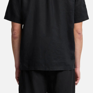 Relaxed Fit Comfort Wear 2026Solid Color Men Casual Linen T Shirt With Turn <b>Down</b> Collar And Short Sleeve High Quality Material - Product Image 6