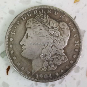 Moneta Morgan (1878~1904 <span class=keywords><strong>e</strong></span> Versione <span class=keywords><strong>P</strong></span> 1921) 28 Pezzi, Moneta Antica Placcata Argento, Replica Vintage da 1 Dollaro USA - Product Image 5