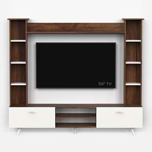 Mueble para TV de Madera Sintética Pinn, Mueble para Decodificador, Estantes para Libros, Decoración para Dormitorio o Sala de Estar - Product Image 2