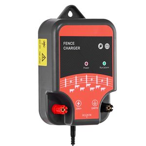 เครื่องจ่ายไฟฟ้าสำหรับรั้วไฟฟ้า 10kV 2J AC DC พร้อมไฟ LED แสดงสถานะ  กำลังสูง แบบเสียบปลั๊ก  ระยะ 1.86 ไมล์  พร้อมตัวควบคุมการชาร์จพลังงานแสงอาทิตย์ - Product Image 1