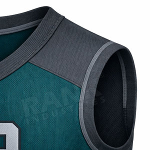 Venta Directa de Fábrica, Jersey de Baloncesto Personalizable al Por Mayor de Alta Calidad de Secado Rápido con Bordado 3D para Adultos - Product Image 5