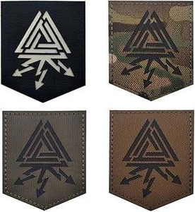 Parche de Tela Reflectante con Corte Láser Negro de Alta Resolución y Diseño Personalizado, Proveedor Mayorista, Bordado Táctico con Borde Cortado a Láser - Product Image 5