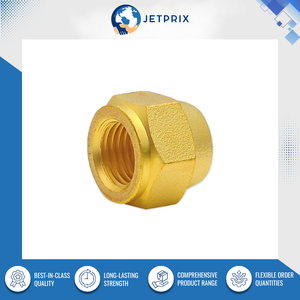Écrou de raccordement à sertir en laiton nickelé usiné CNC, haute qualité, haute durabilité, personnalisé, étanche, pour conduite de gaz, résistant à 2000 PSI - Product Image 2