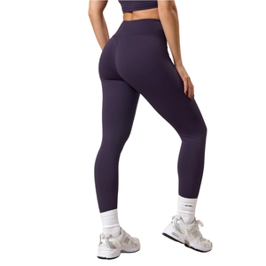 Leggings de sport tricotés respirants sans coutures taille mi-haute pour femme – Idéaux pour le fitness, le yoga, la course et l'entraînement (compression) - Product Image 3