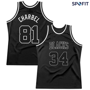 Dernier modèle de maillot de basket-ball réversible personnalisé, impression par transfert thermique, maille respirante, séchage rapide, grande taille, 100% polyester AMADA - Product Image 5