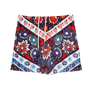 New Design Private Label Custom logo Fashion Streetwear Polyester Printing Summer Beach Swim <b>Trunks</b> Swimming Shorts for <b>Men</b> - Product Image 4