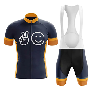 Maillot de cyclisme pour homme de haute qualité avec fermeture éclair intégrale, poches, imprimé, couleur unie, respirant, séchage rapide, uniformes de cyclisme - Product Image 1