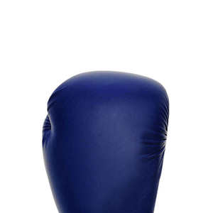 Gants de boxe bleus en PU avec fermeture Velcro pour l'entraînement des adultes, conception à doigts entiers, unisexe - Product Image 3