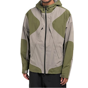 Men's Windbreaker <b>Jacket</b> Casual Outdoor <b>Jacket</b> Custom Logo <b>Patchwork</b> Color Nylon Lightweight Windproof <b>Jacket</b> - Product Image 2