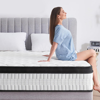 Matelas hybride intelligent à ressorts Queen Diamond de haute qualité avec certification CertiPUR-US et Oeko TEX