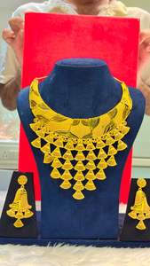 AWAIS HOUSE Collier et Bracelet de Mariage de Luxe Vintage Personnalisé Plaqué Or Sertissage Griffe Infini Hip Hop Diamant pour Mariée - Product Image 6