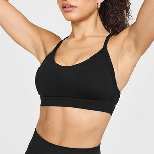 Quick Dry Women Sexy Sports Fitness Cropped <b>Tops</b> Custom Logo Gym Training Wear Ladies Workout Yoga Bra - Product Image 6