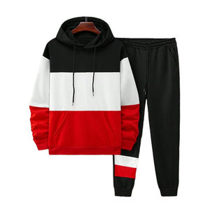 Latest Design Plus Size Pullover Tracksuit Winter Streetwear Hooded Printed Casual Outdoor Lightweight Plain Men - Product Image 1