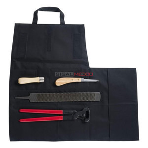 Professional Reusable Hoof Trim <b>Kit</b> with Durable <b>Tool</b> <b>Bag</b> Heavy Duty Stainless Steel Farrier Equipment Set for Horses - Product Image 2