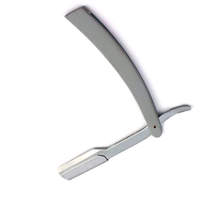 Maquinilla de Afeitar de Seguridad de Acero Inoxidable, Plegable, de Una Sola Cuchilla, Herramienta de Afeitado para Barbería, Mango de Plástico, Uso Profesional - Product Image 4