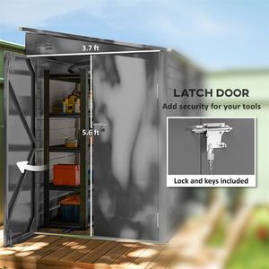 โรงเก็บของในสวนสำหรับเก็บของและจัดเก็บ - Product Image 5
