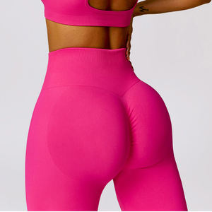 Leggings de Cintura Alta sin Costuras para Mujer, Marca Privada Personalizada, para Gimnasio, Yoga y Fitness - Product Image 2