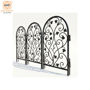 Khang Hung Phat Eco-Friendly Durable Iron Ornamental Fence Panel Elegant Hollow Design Powder Coated Surface for Outdoor - Product Image 4
