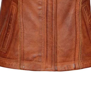 Chaqueta de piel de oveja auténtica para mujer, diseño personalizado de primera calidad, talla adulta, a prueba de viento, estampada, transpirable, acolchada, hecha a medida - Product Image 5