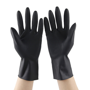 Disposable 16 Inch Extended and Thickened Anti Slip Latex Gloves Laboratory Protective Rubber Gloves White Long Latex Gloves - Product Image 2